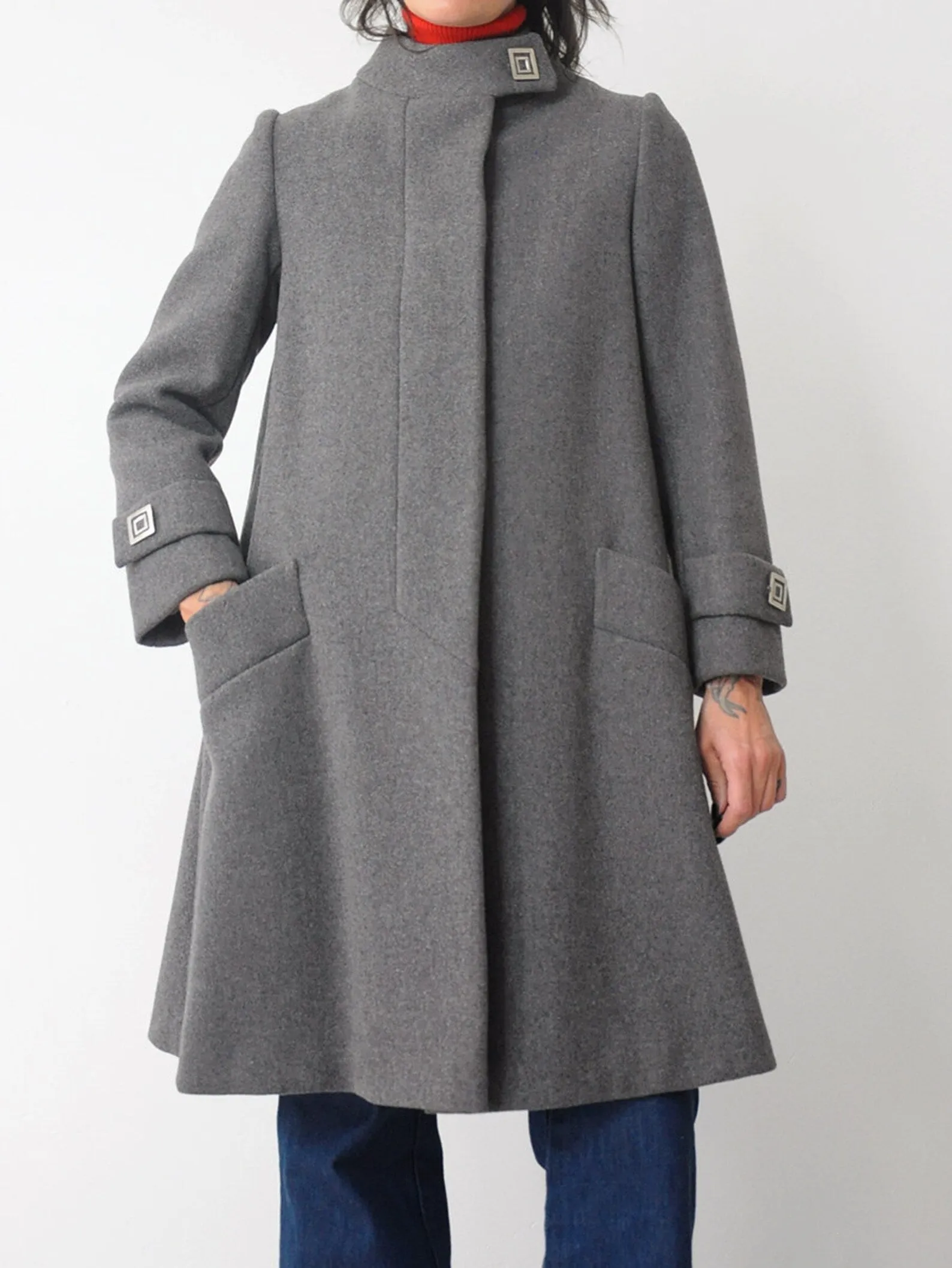 1960's Olivia Wool Swing Coat