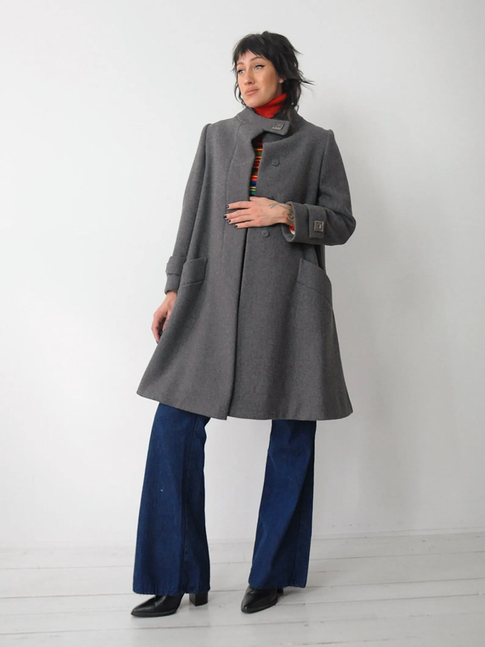 1960's Olivia Wool Swing Coat