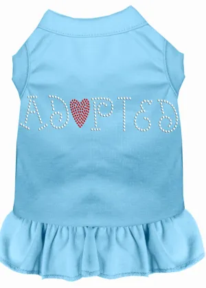 Adopted Rhinestone Dress Baby Blue Sm (10)