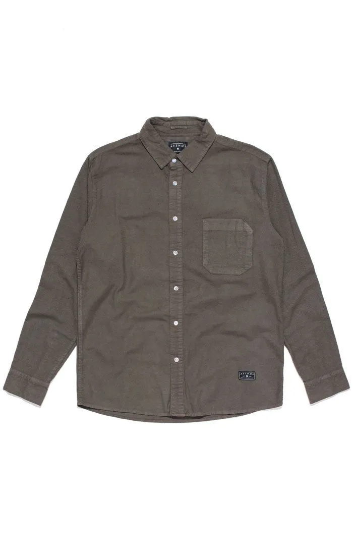 Afends Mens Rowland - Long Sleeve Shirt