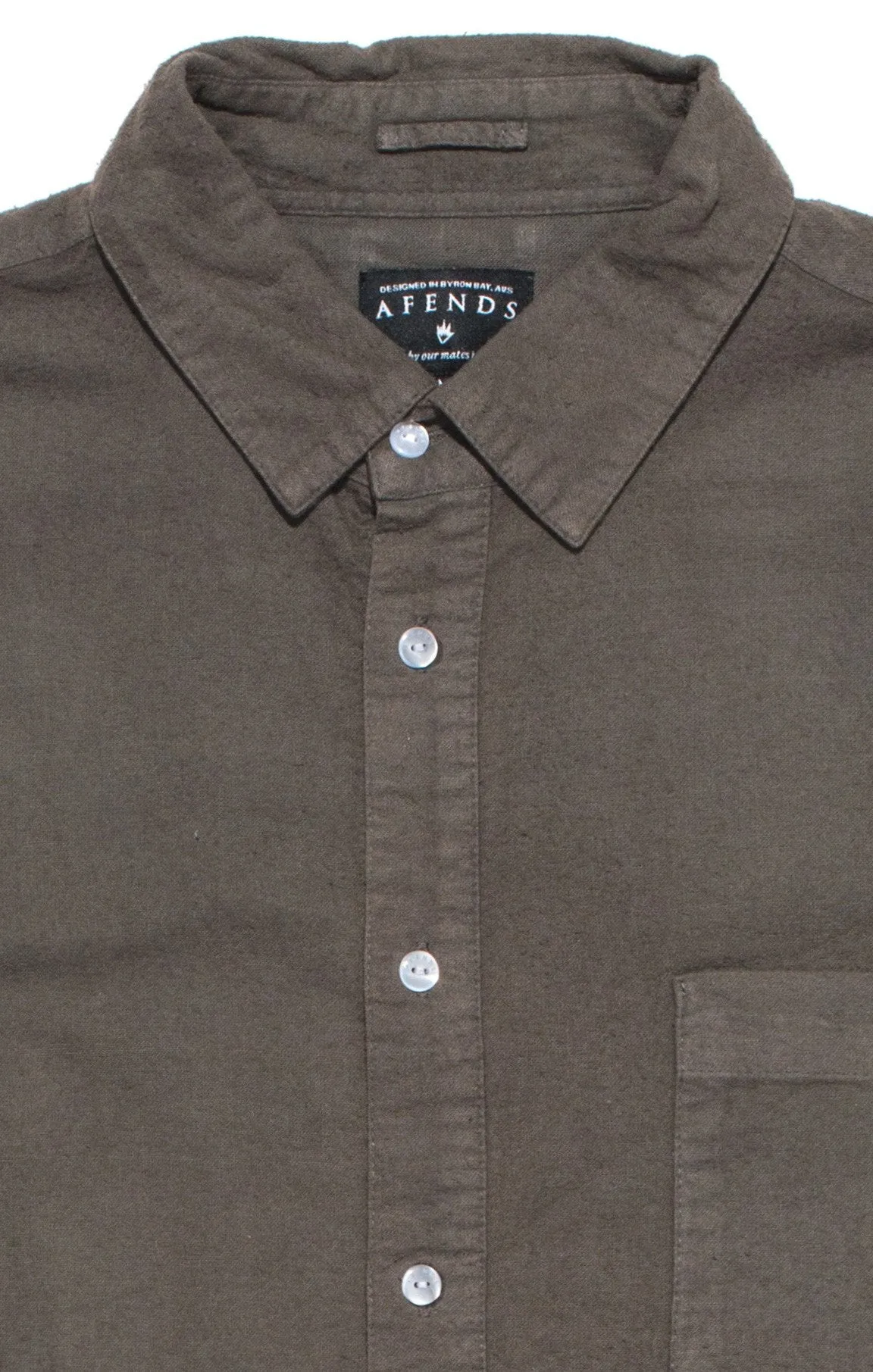 Afends Mens Rowland - Long Sleeve Shirt