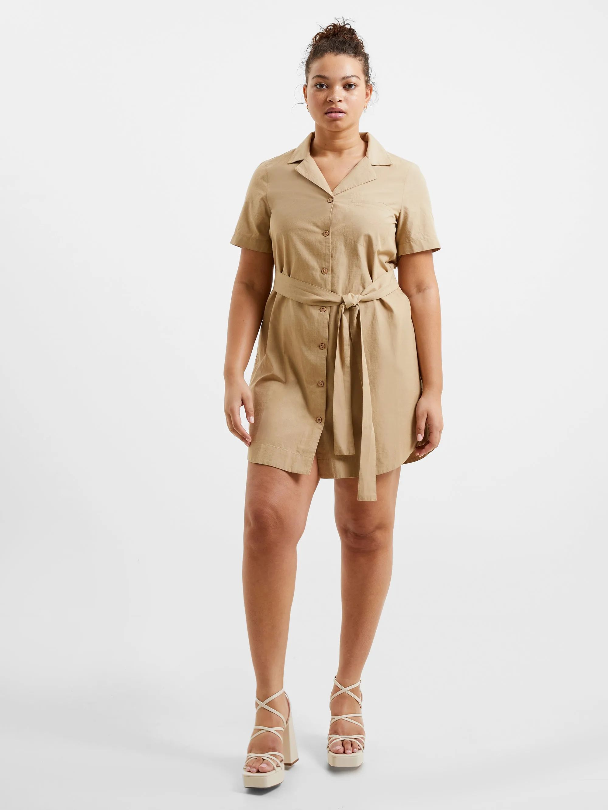 Alania Lyocell Blend Shirt Dress