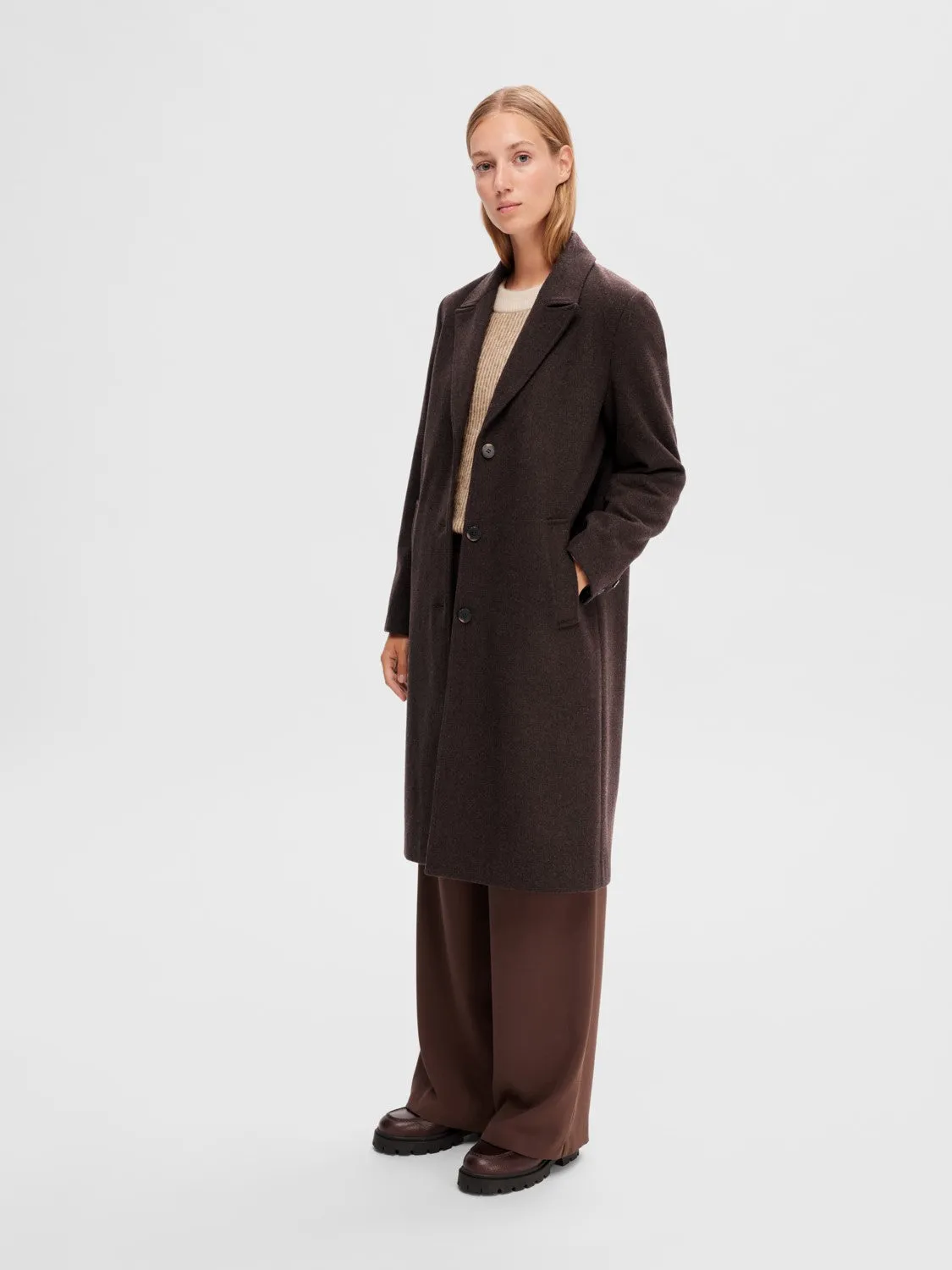 Alma Wool Coat - Java