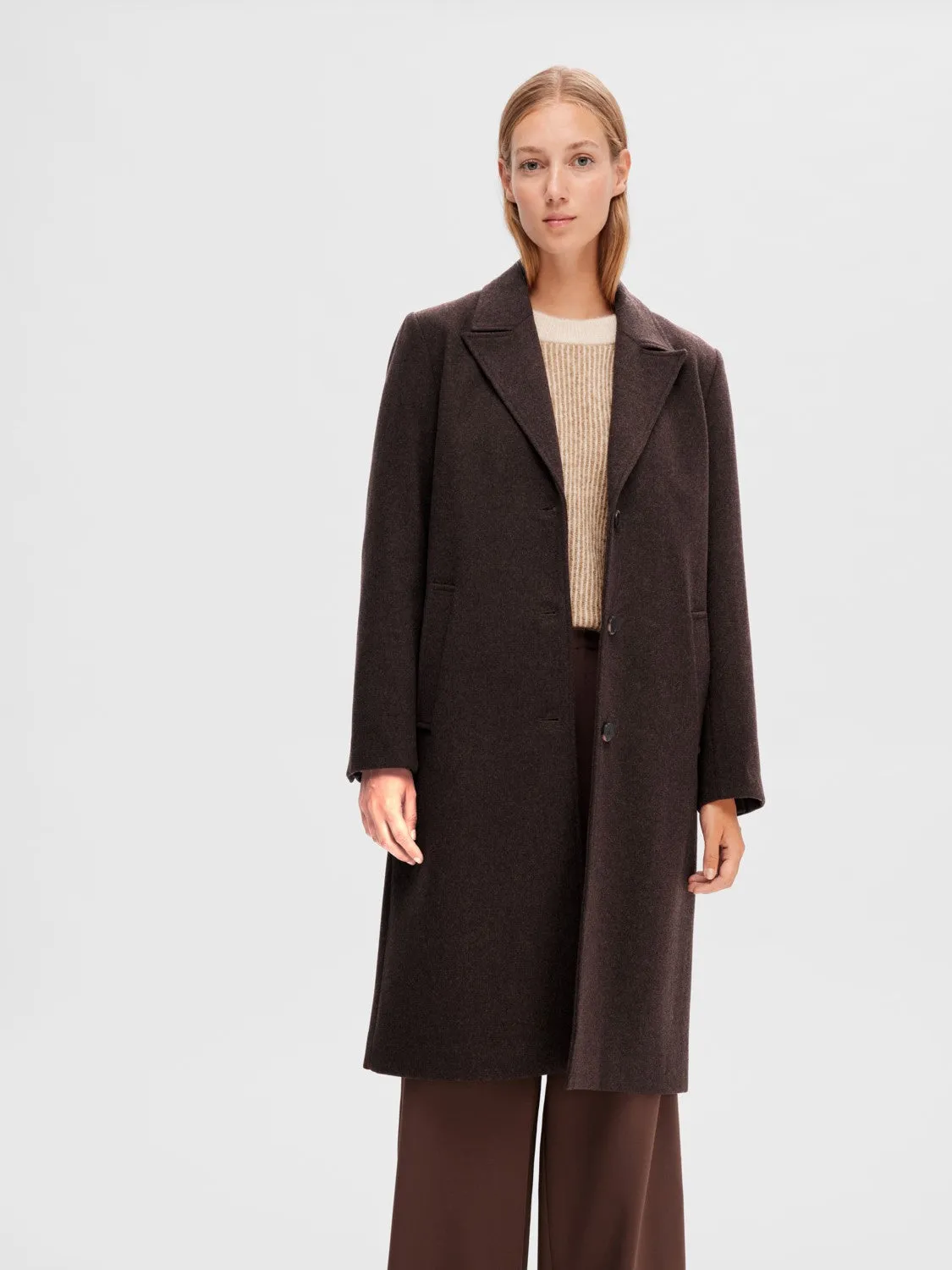 Alma Wool Coat - Java