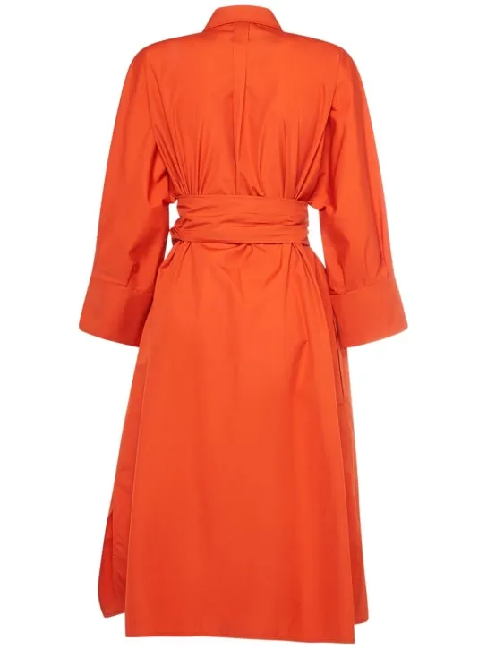 &#x27;S Max Mara   Tabata poplin belted midi shirt dress 