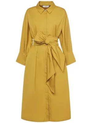 &#x27;S Max Mara   Tabata poplin belted midi shirt dress 