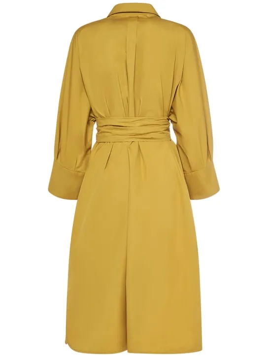 &#x27;S Max Mara   Tabata poplin belted midi shirt dress 