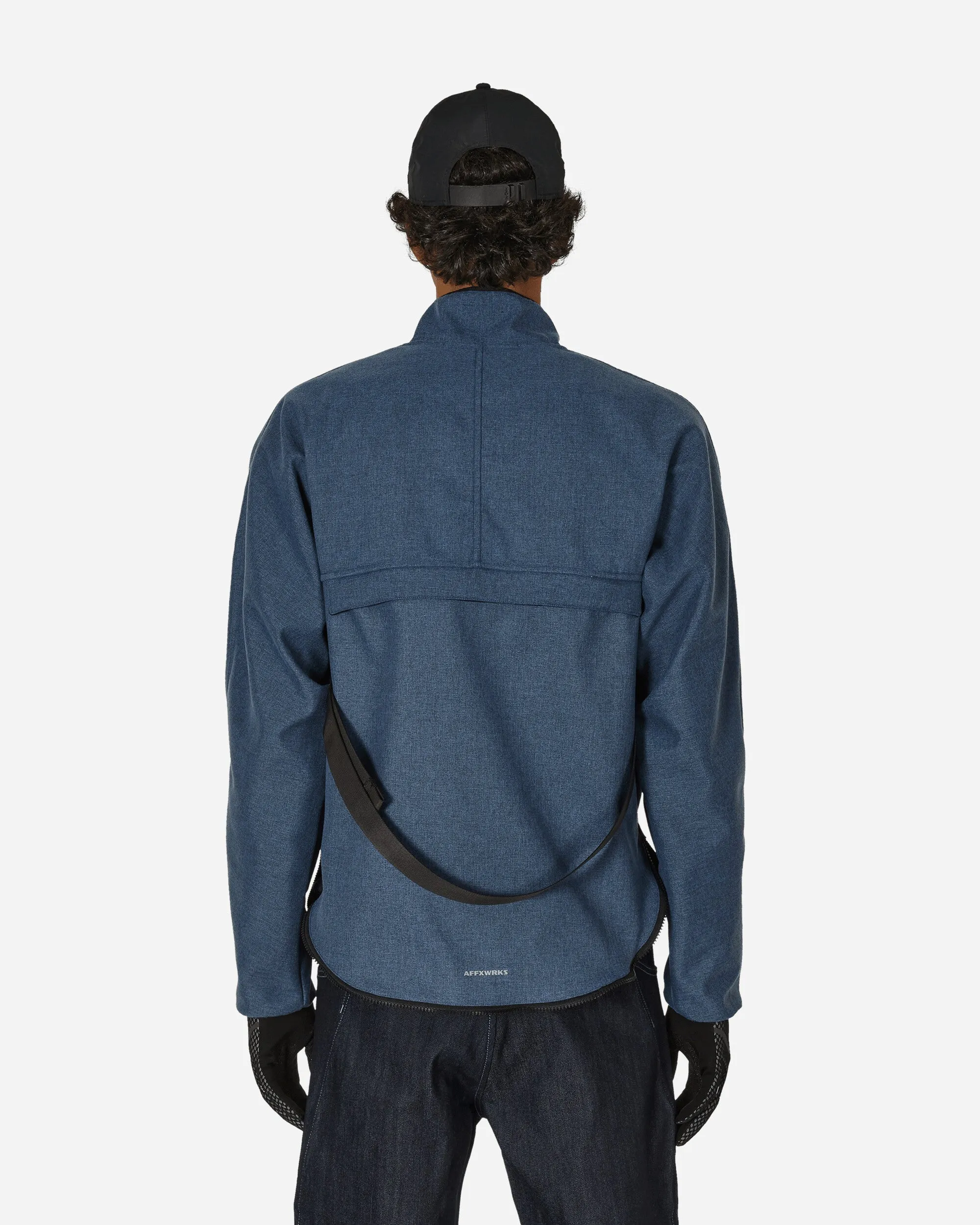 Bag Jacket Peppered Blue