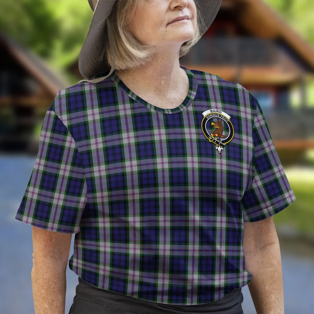 Baird Dress Tartan T-Shirt with Family Crest