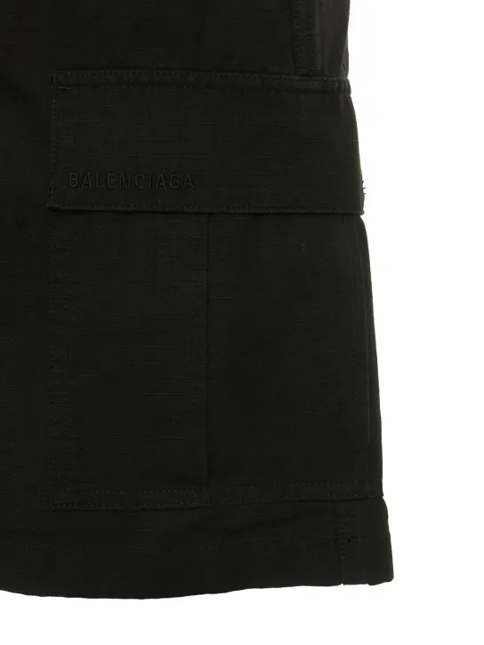 Balenciaga   Mini cotton cargo skirt 