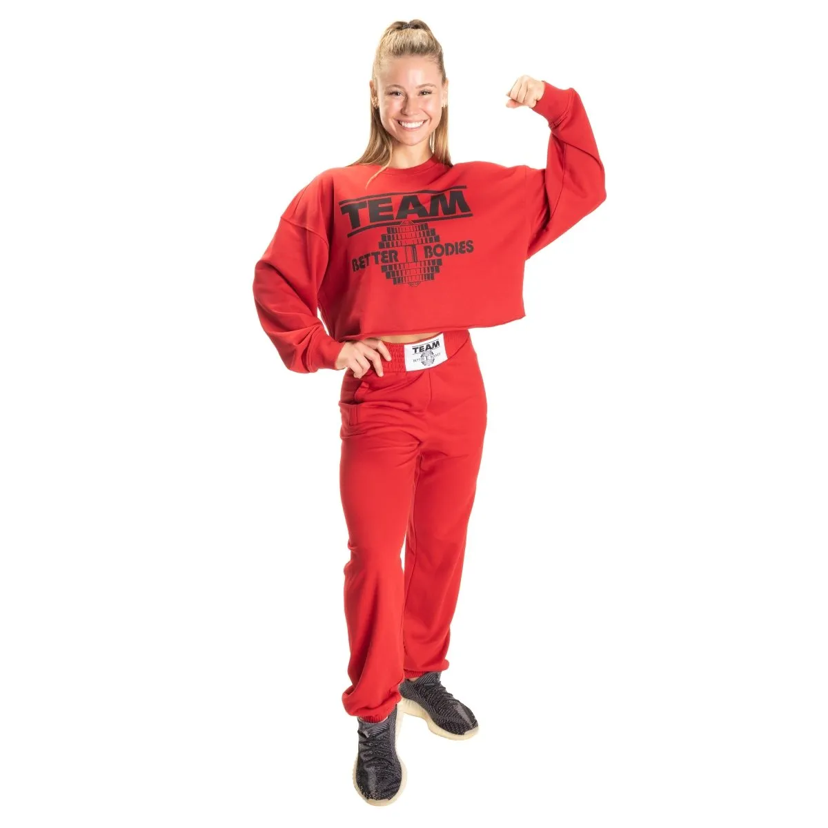 Better Bodies Highbridge Sweatpants V2 - Chilli Red