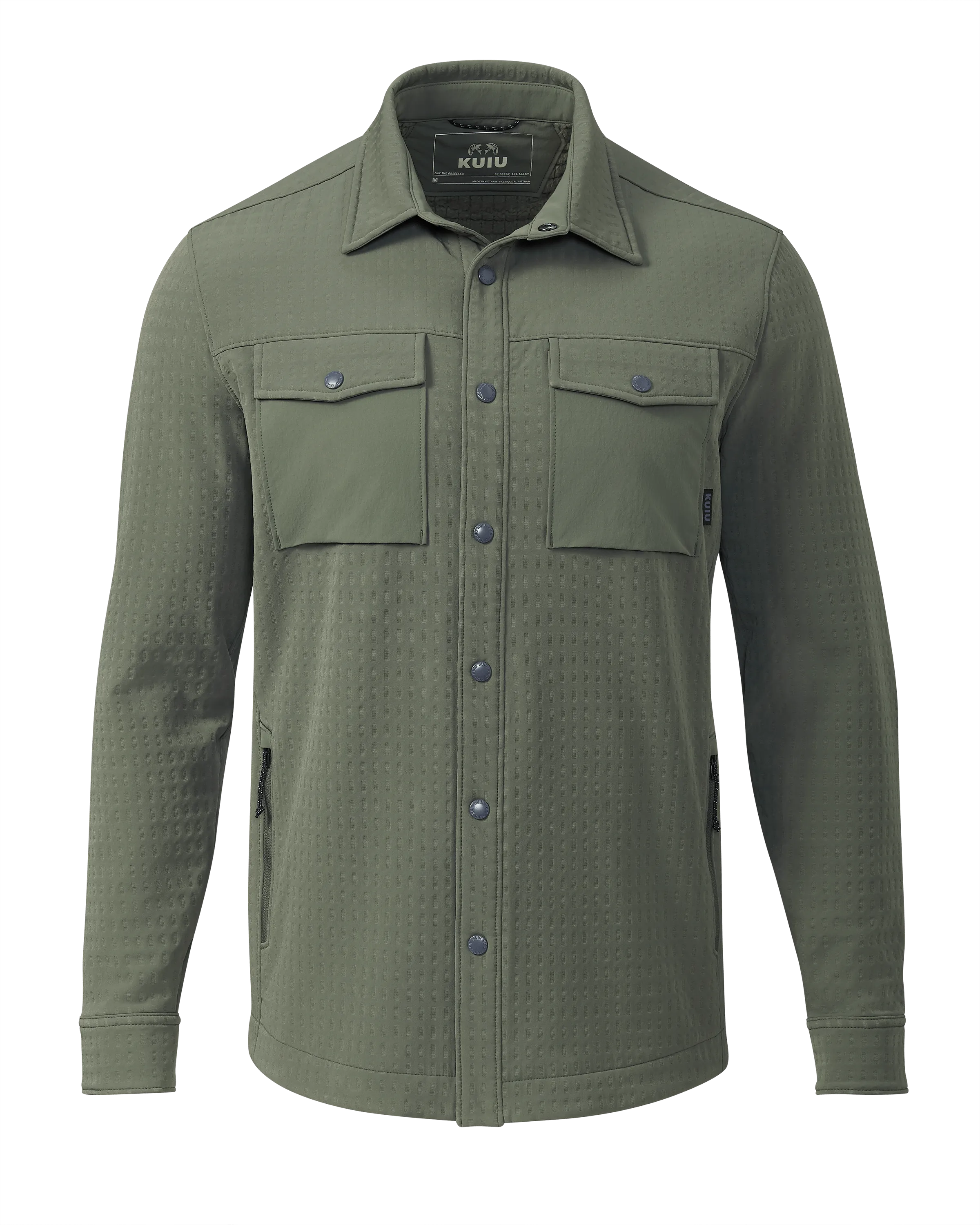 Blockfield Fleece Shirt Jacket | Dark Sage