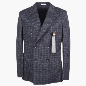 Boglioli Houndstooth Wool-Cotton Sport Coat