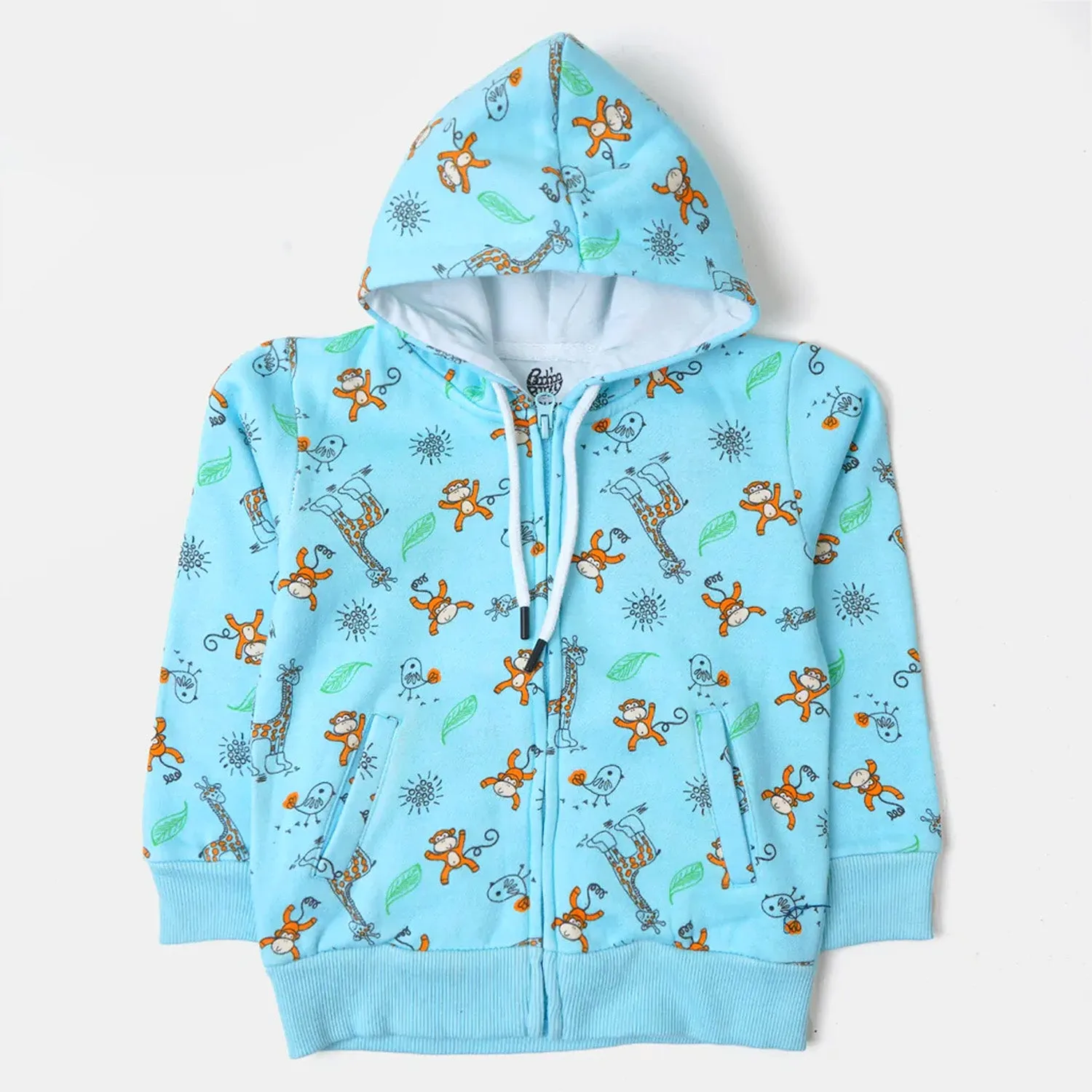 Boys Jacket Monkey - Sky Blue