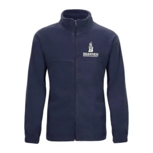 Brandeis Hebrew Academy Navy Polar Fleece Jacket - Kids