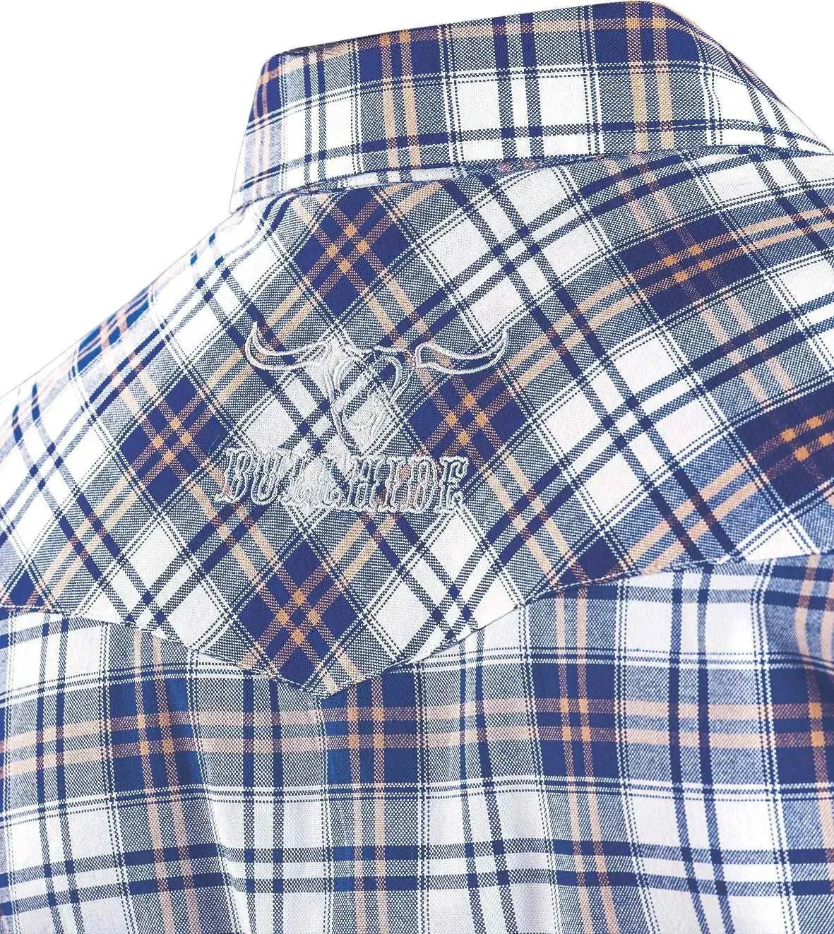 Bullhide Blue Plaid - Mens Western Shirt