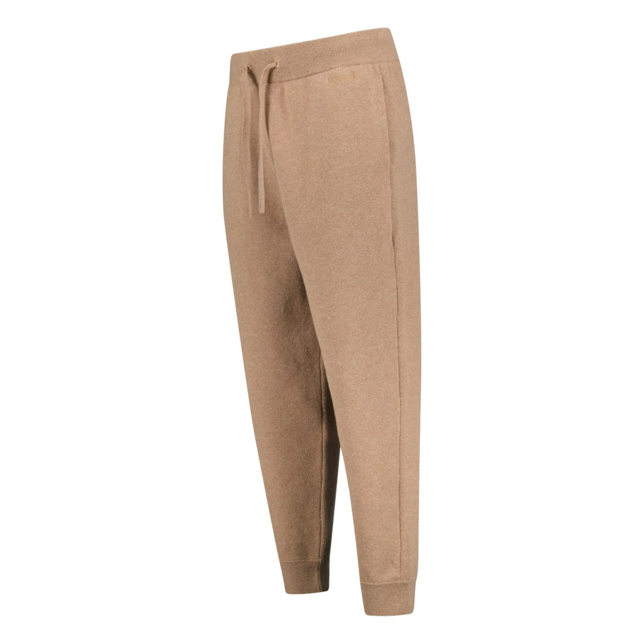 Burberry Hunton Cuffed Cashmere Sweatpants Camel