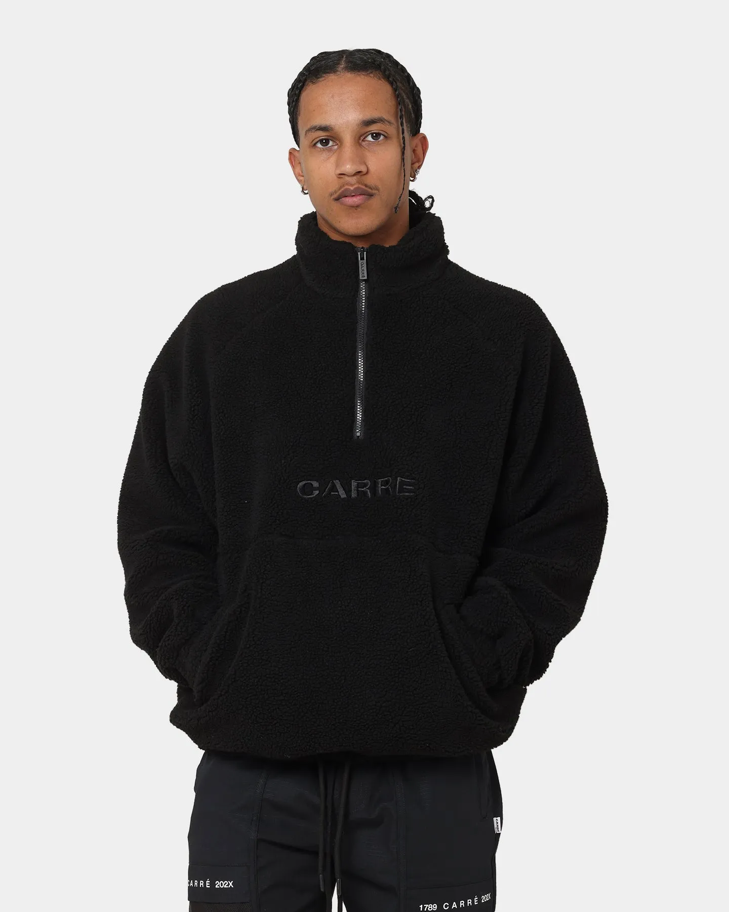 Carré Motion Fleece 3/4 Zip Jacket Black