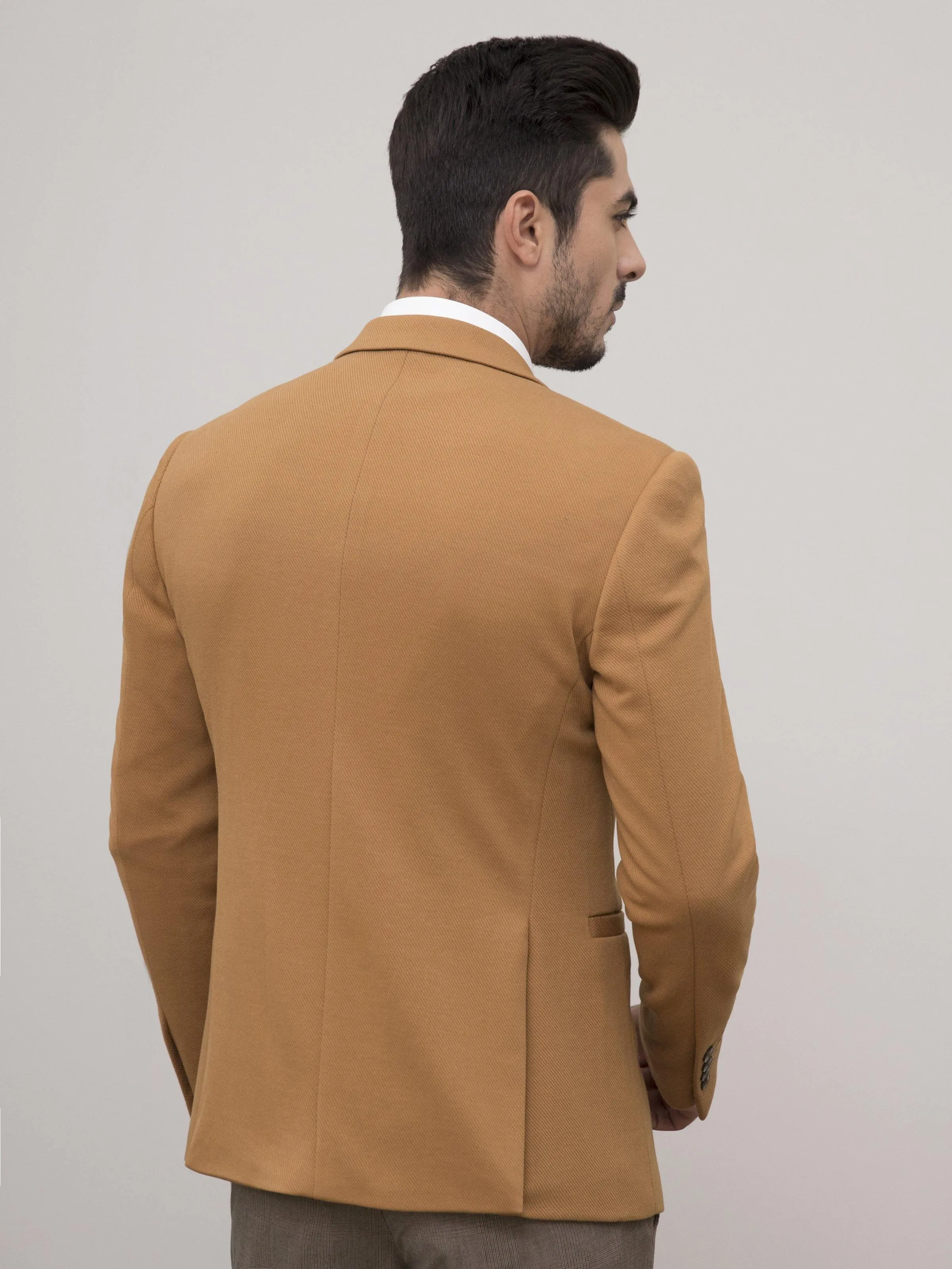 CASUAL COAT SLIM FIT CAMEL