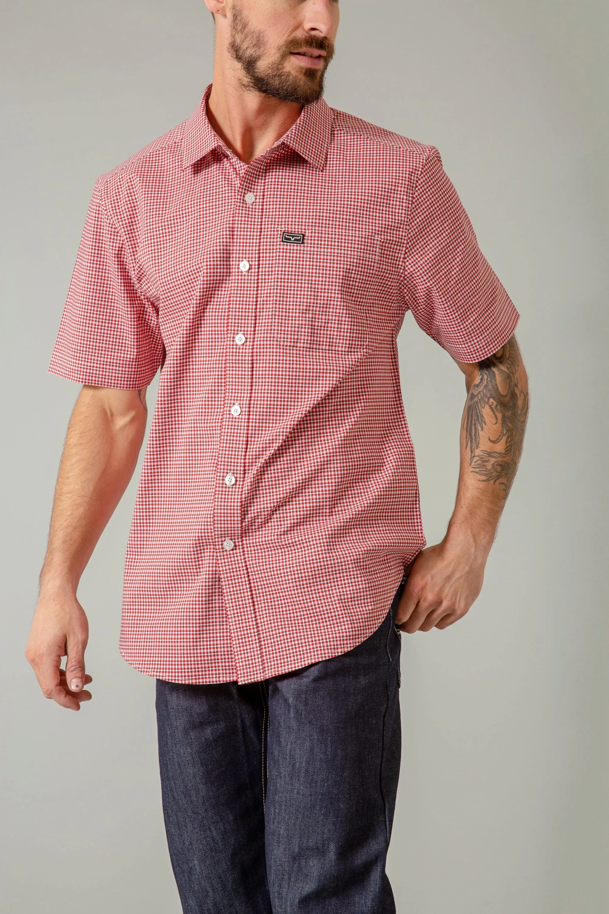 Chute Mini Check Dress Shirt