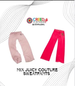 CR1608 Y2K Mix Juicy Couture Sweatpants - 15 Pcs