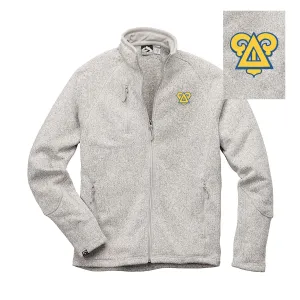 Delta Upsilon Embroidered Crest Full Zip