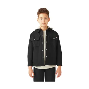 Dickies Kids' Duck Shirt Jacket Black