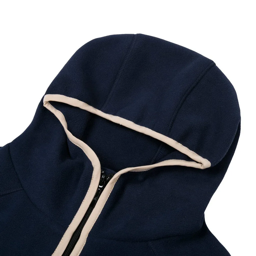 Dime MTL Polar Fleece Hooded Jacket - Navy