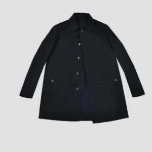 Driving Coat in Navy