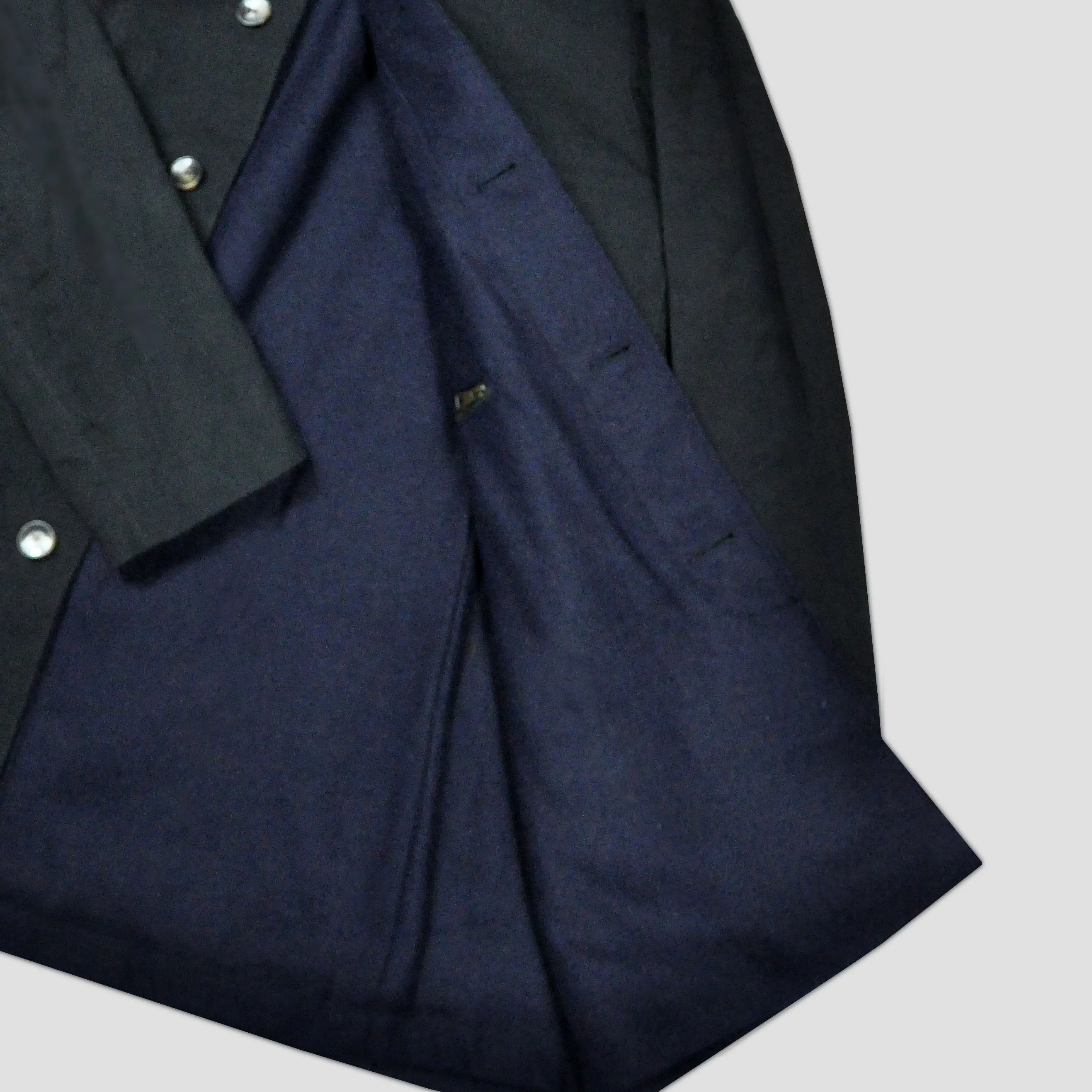 Driving Coat in Navy