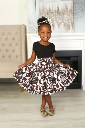 EBUA AFRICAN PRINT GIRLS' SKIRT