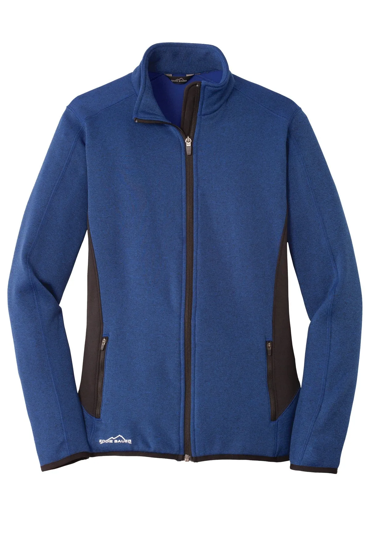 Eddie Bauer Ladies Full-Zip Heather Stretch Fleece Jacket. EB239