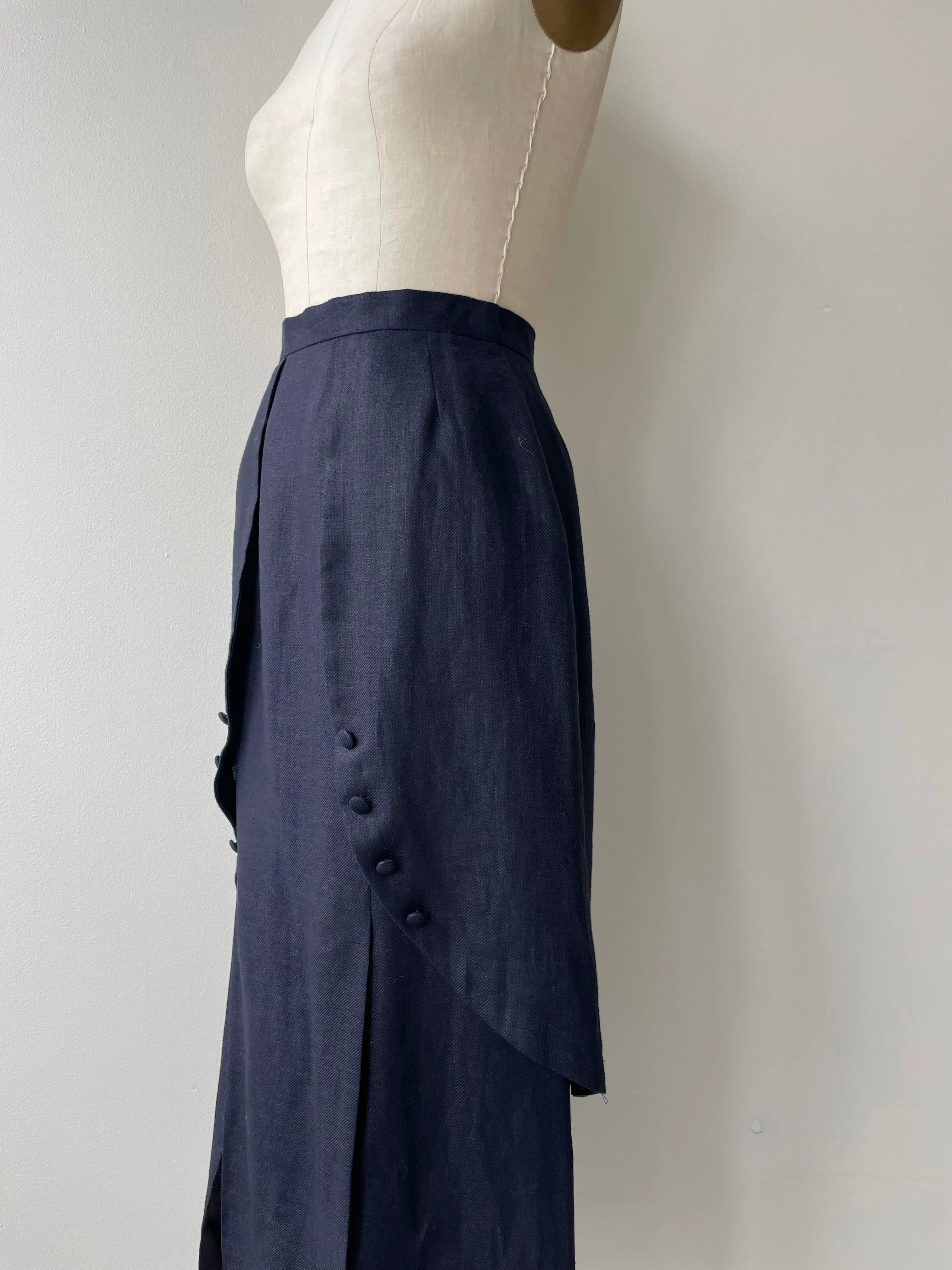 Edwardian Hour Linen Skirt