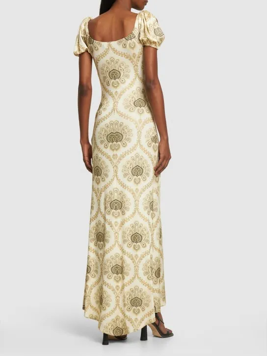 Etro   Printed viscose jersey long dress 