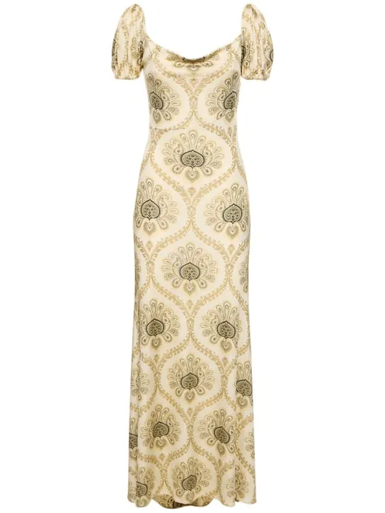 Etro   Printed viscose jersey long dress 