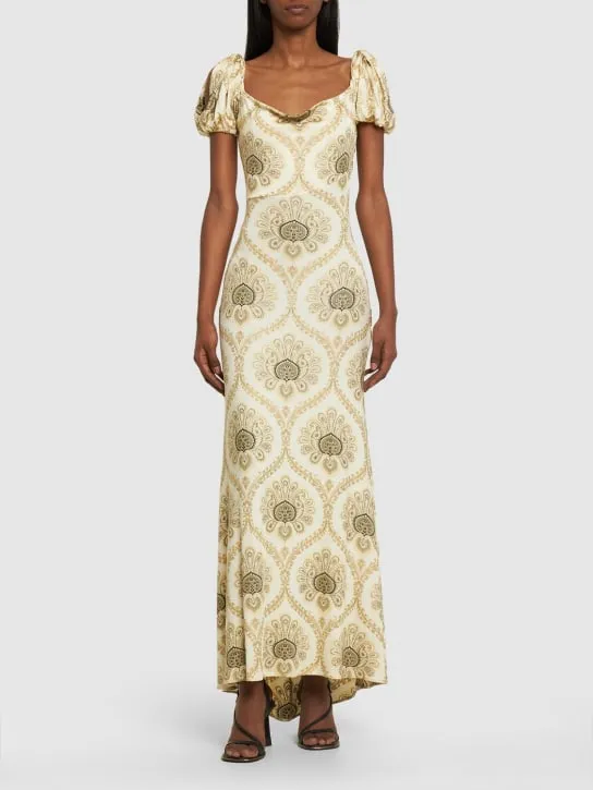 Etro   Printed viscose jersey long dress 