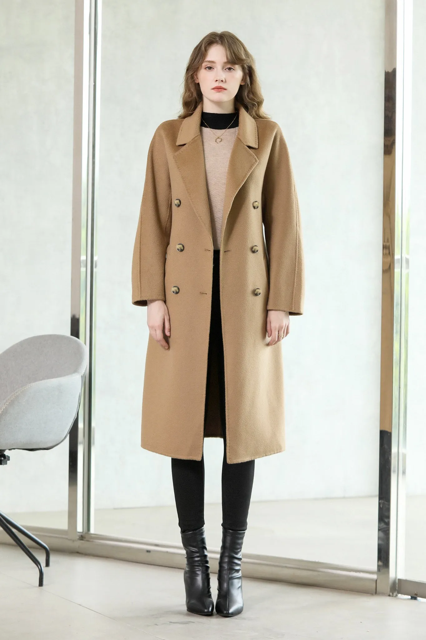 Fangyan | Eolia Double Breasted Wool Coat