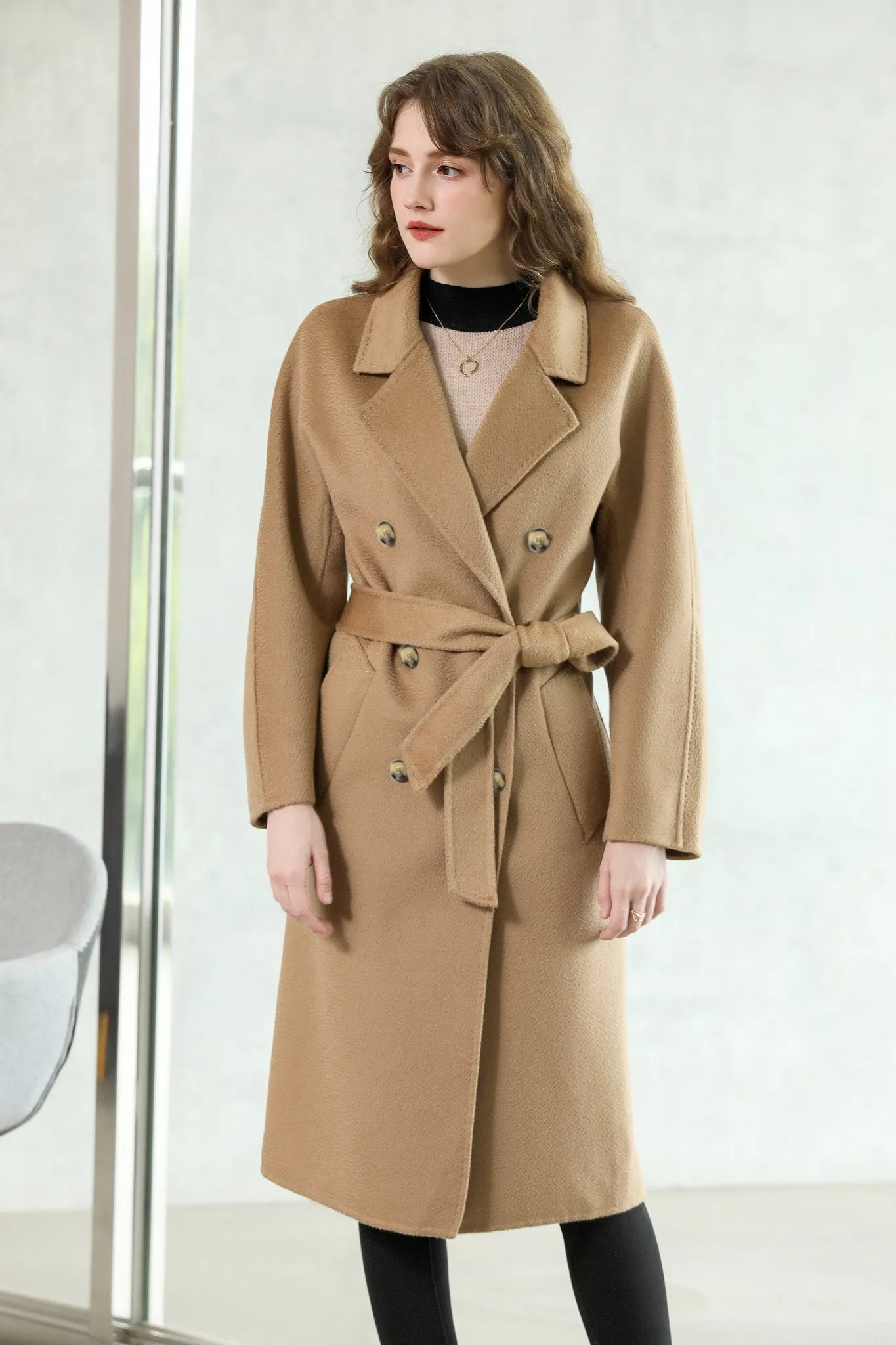 Fangyan | Eolia Double Breasted Wool Coat