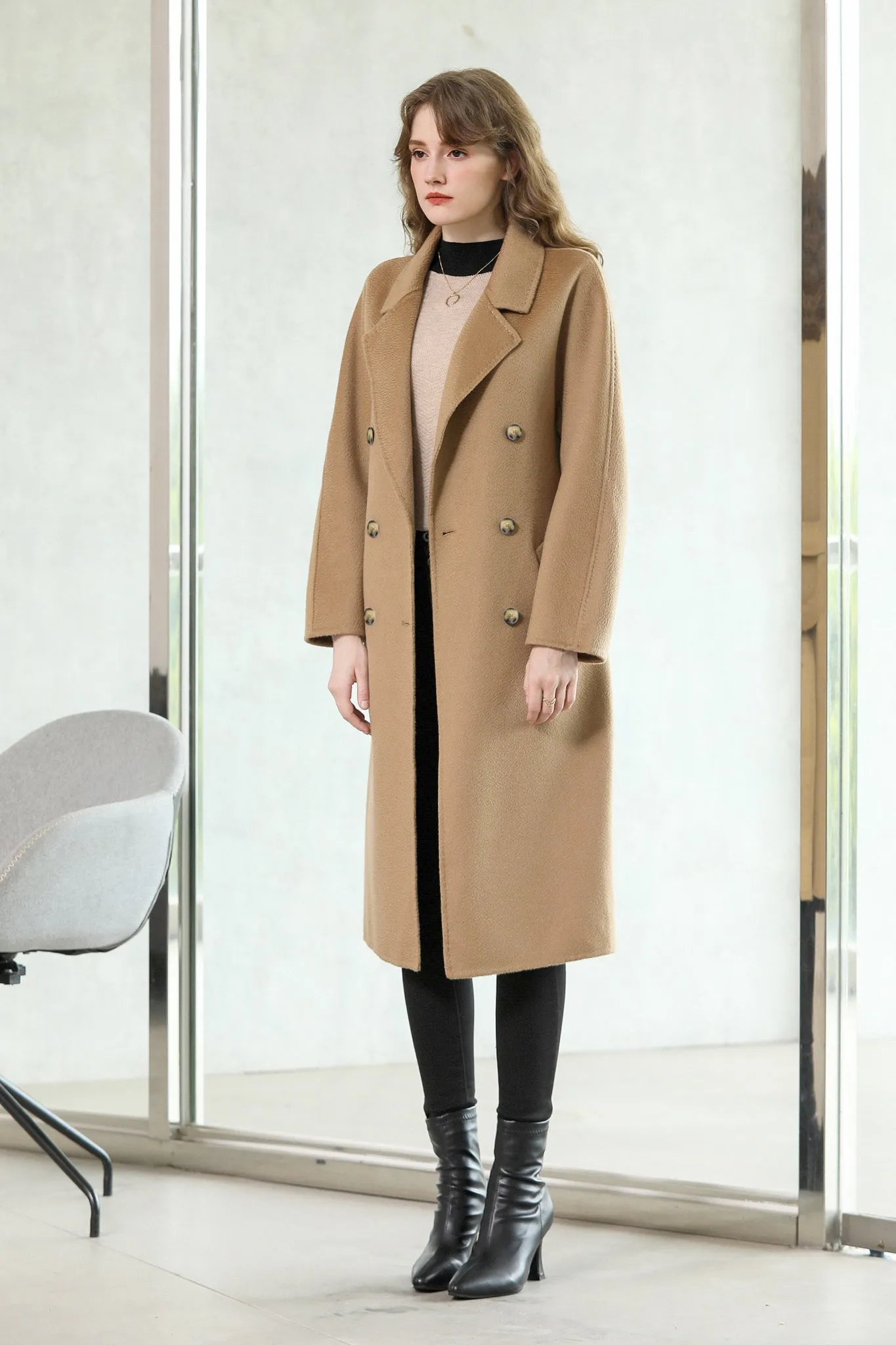 Fangyan | Eolia Double Breasted Wool Coat