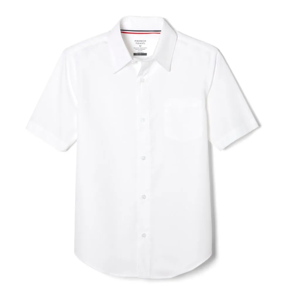 French Toast Short Sleeve Boys Classic Dress Shirt