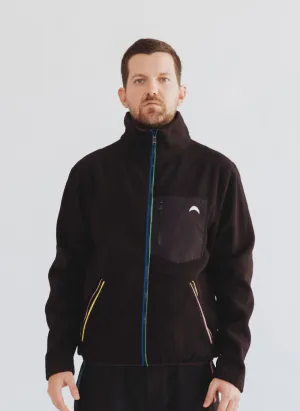 Gerald Polar Fleece Jacket Black