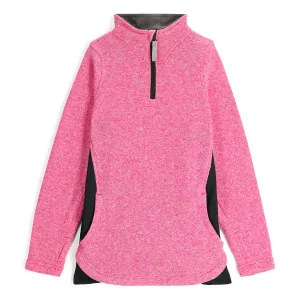 Girls Aspire Half Zip - Pink