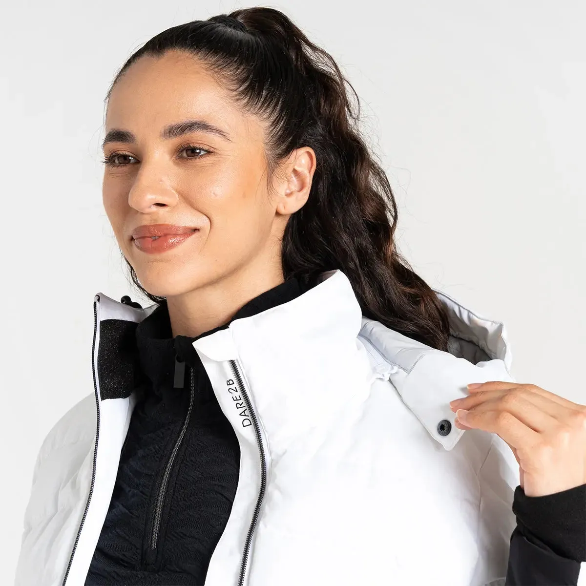 Glacial Ski Jacket - White/Black