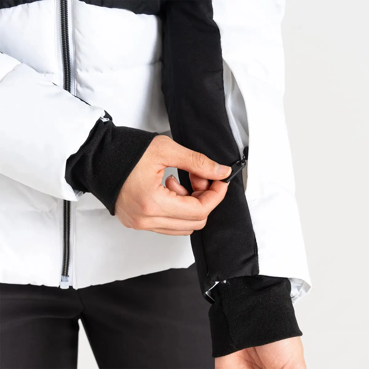 Glacial Ski Jacket - White/Black