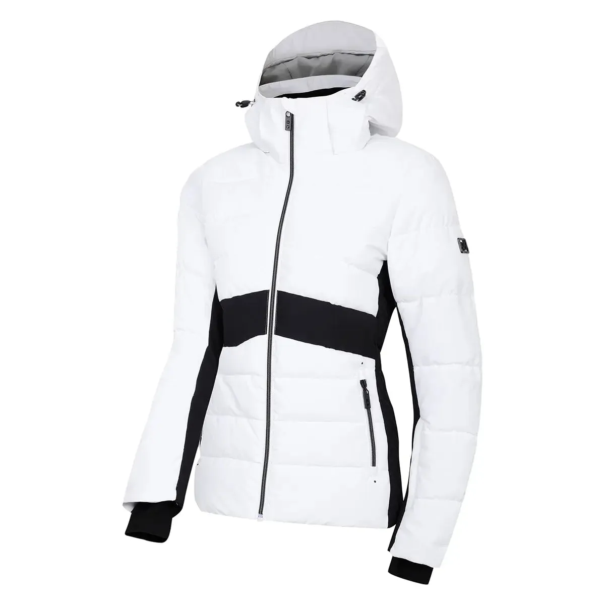 Glacial Ski Jacket - White/Black