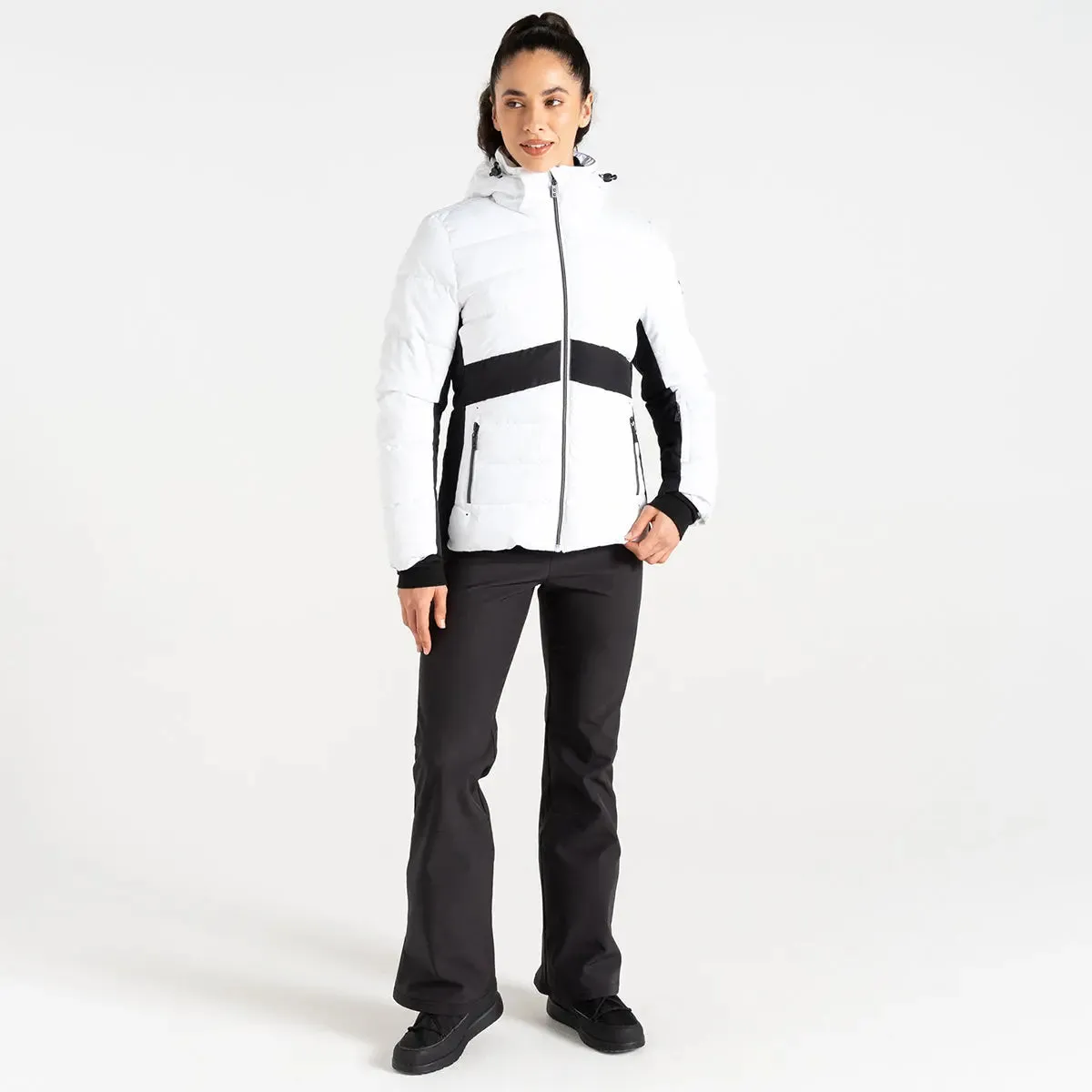 Glacial Ski Jacket - White/Black