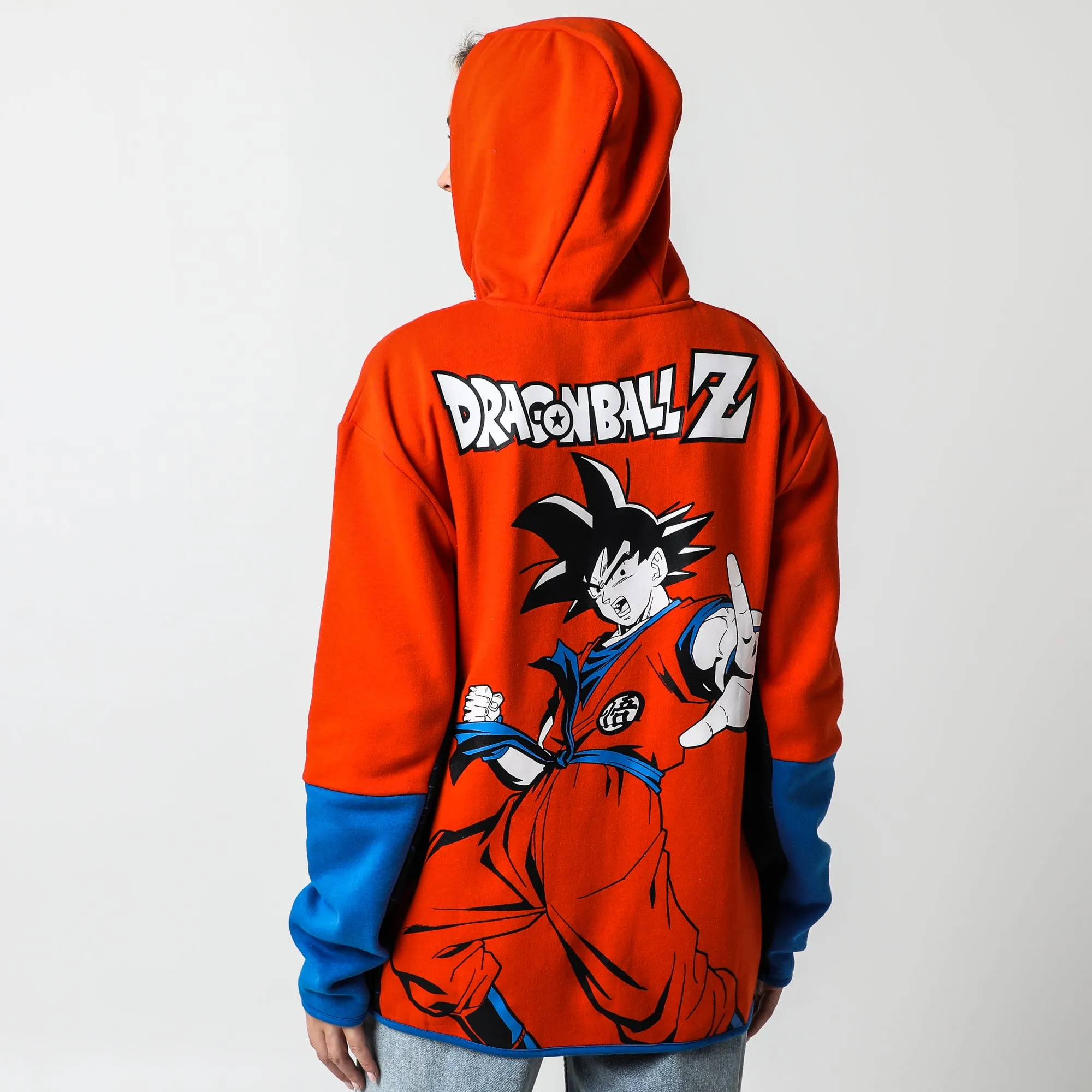 Goku Contrast Zip Hoodie