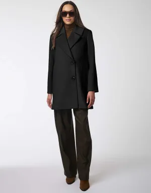 Grand Sleek Wool Coat