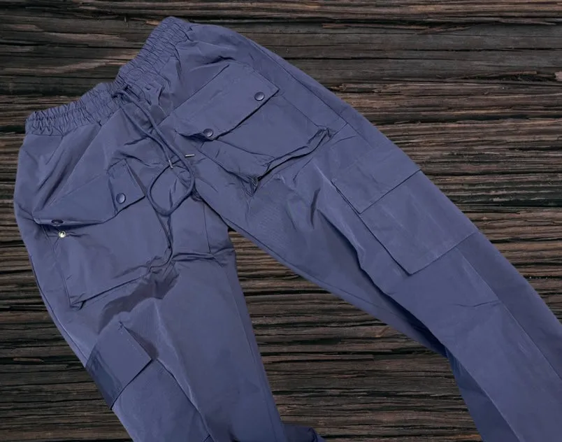 Hudson Navy Blue Windbreaker Pants