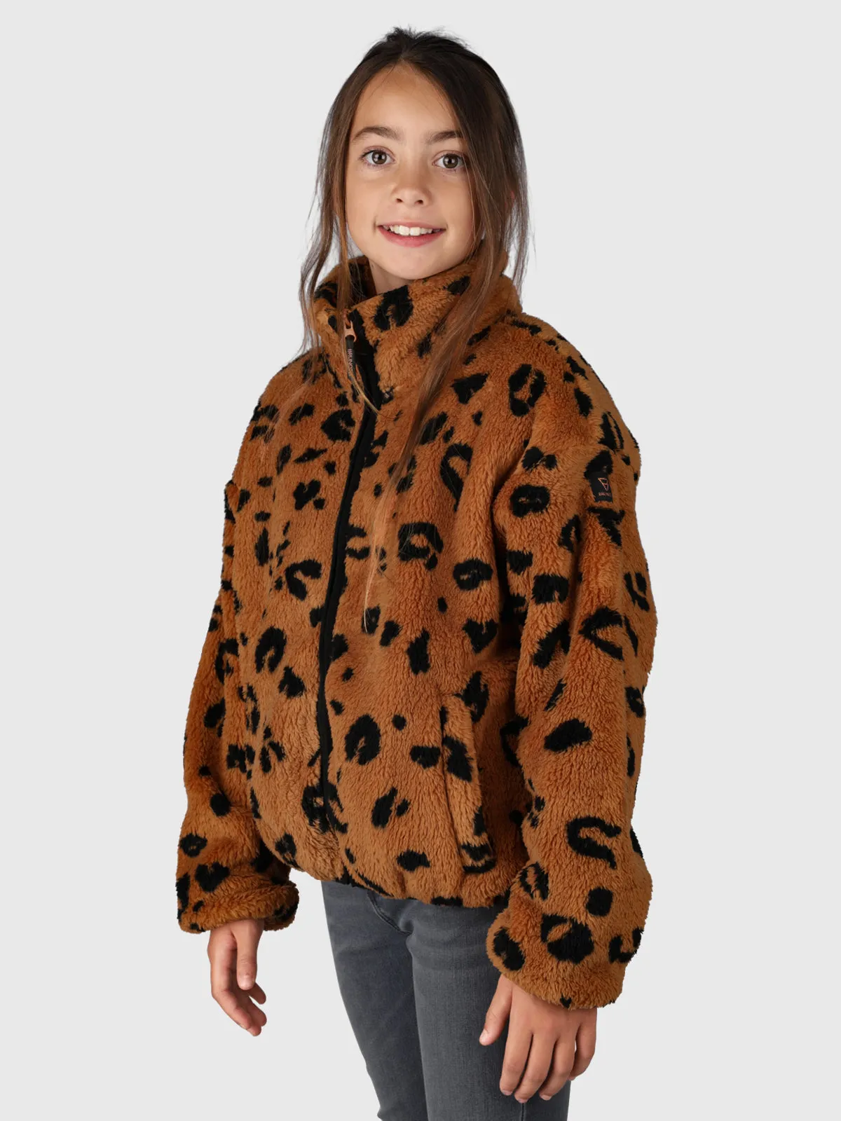 Huntressa-AO Girls Teddy Jacket | Panter Print